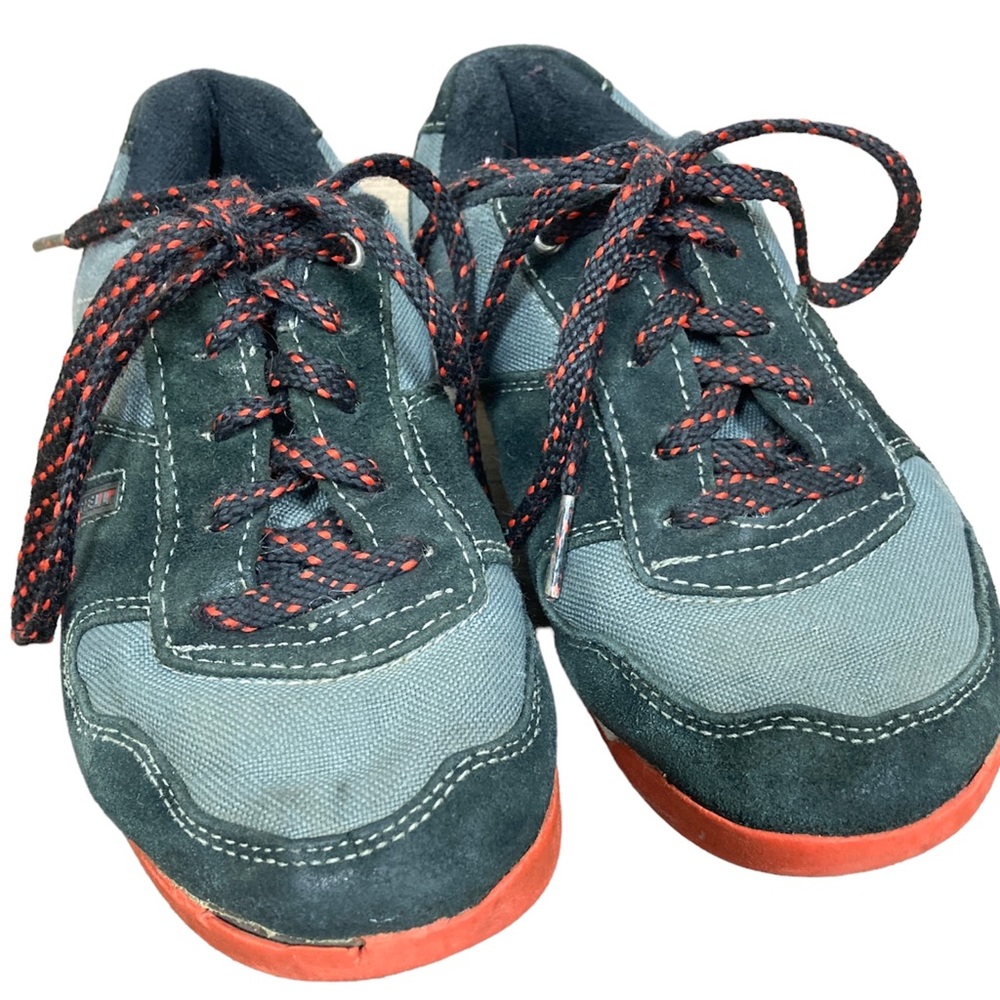 Merrell Lace Up Kids Grey and Red Shoes Size 13 Kids/Junior